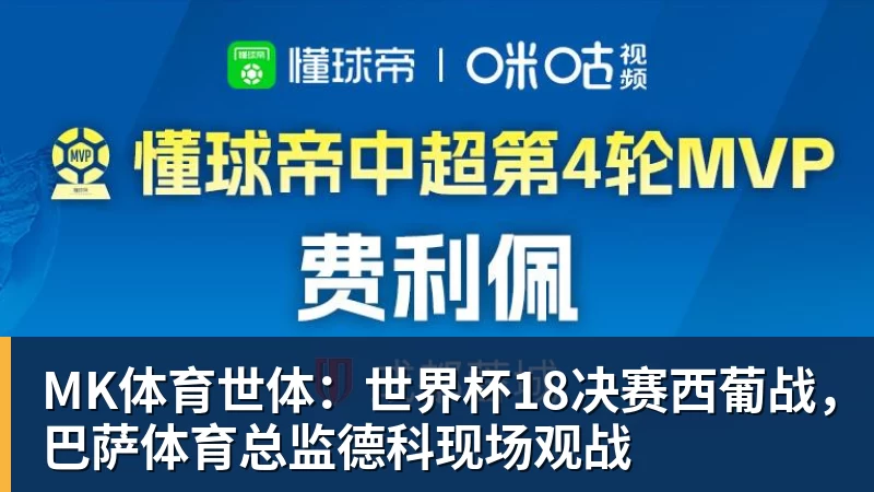 MK体育世体:世界杯18决赛西葡战,巴萨体育总监德科现场观战